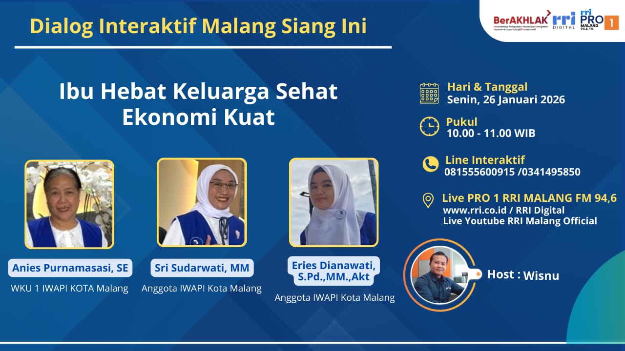 DPC IWAPI Kota Malang : Ibu Hebat, Keluarga Sehat, Ekonomi Kuat