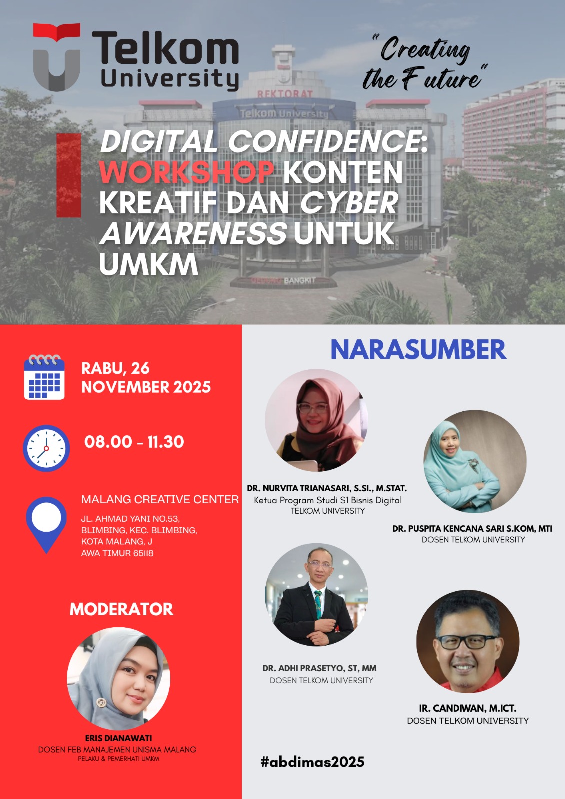 DIGITAL CONVIDENCE: WORKSHOP KONTEN KREATIF DAN CYBER AWARENESS UNTUK UMKM 