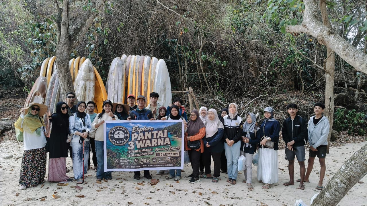 Mbolang Bareng 1996 Nikmati Keindahan Kawasan Konservasi Pantai Malang Selatan