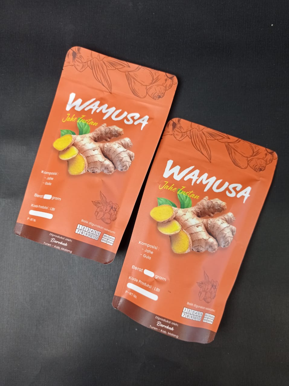 Minuman Instan Rempah (Kunyit, Jahe, Temulawak)