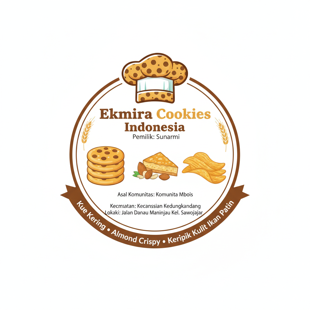 Ekmira cookies Indoneaia
